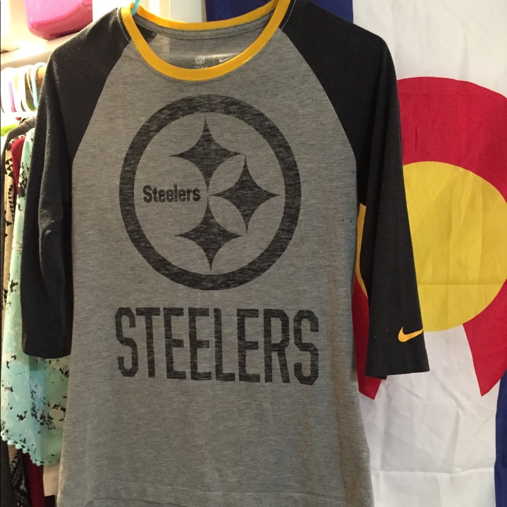 Nike steelers 3/4 sleeve